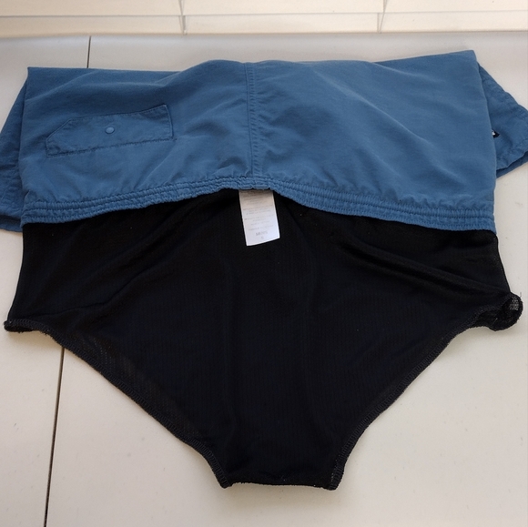 Patagonia Men's Blue Drawstring Outdoors Swim Trunks Shorts Size S - Picture 8 of 16